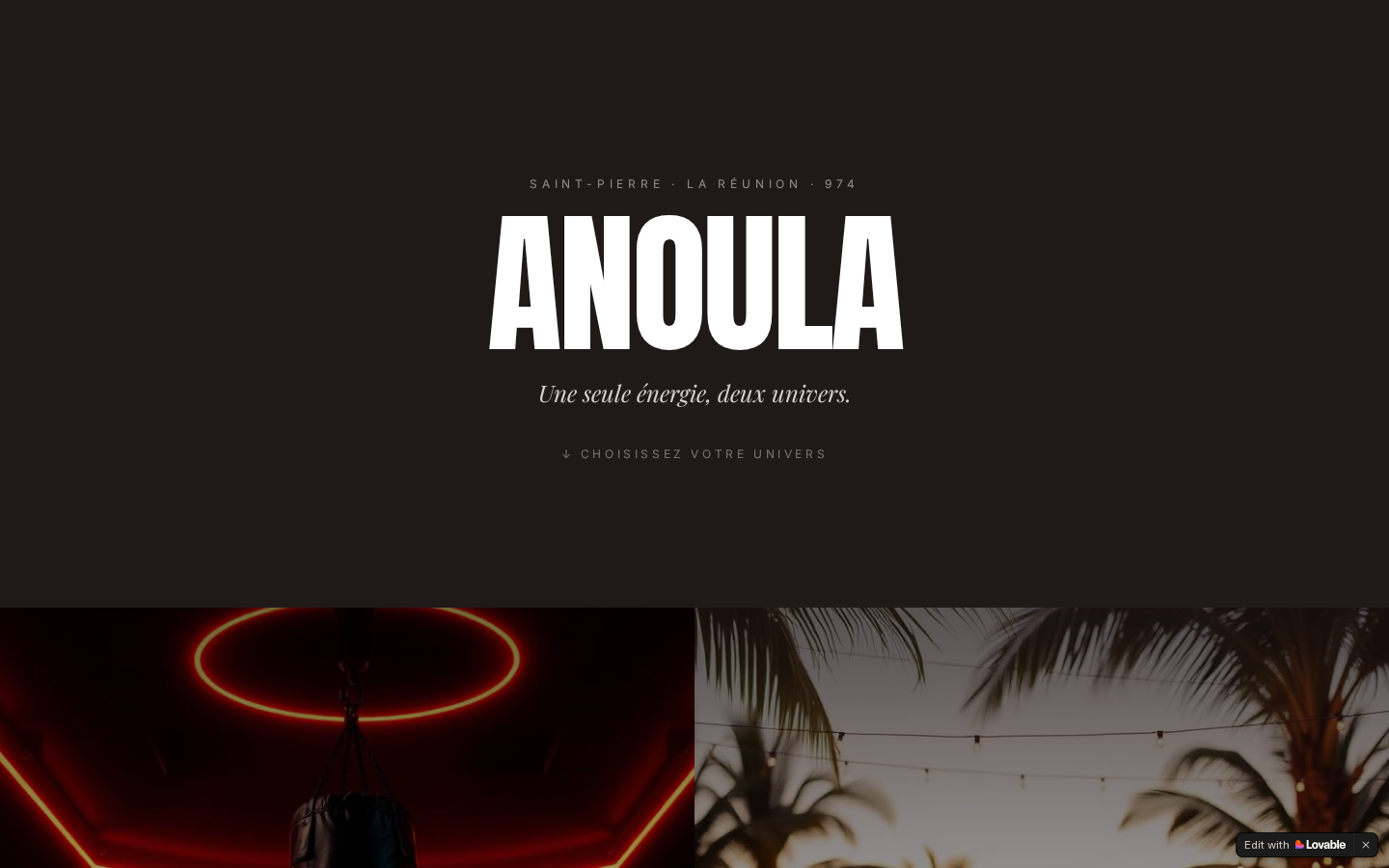Aperçu du site Anoula, réalisé par HitWeb